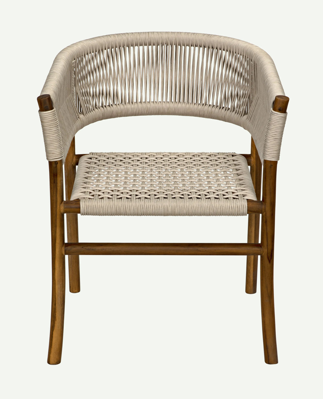 American Home Furniture | Noir - Conrad Chair, Teak with Woven Rope