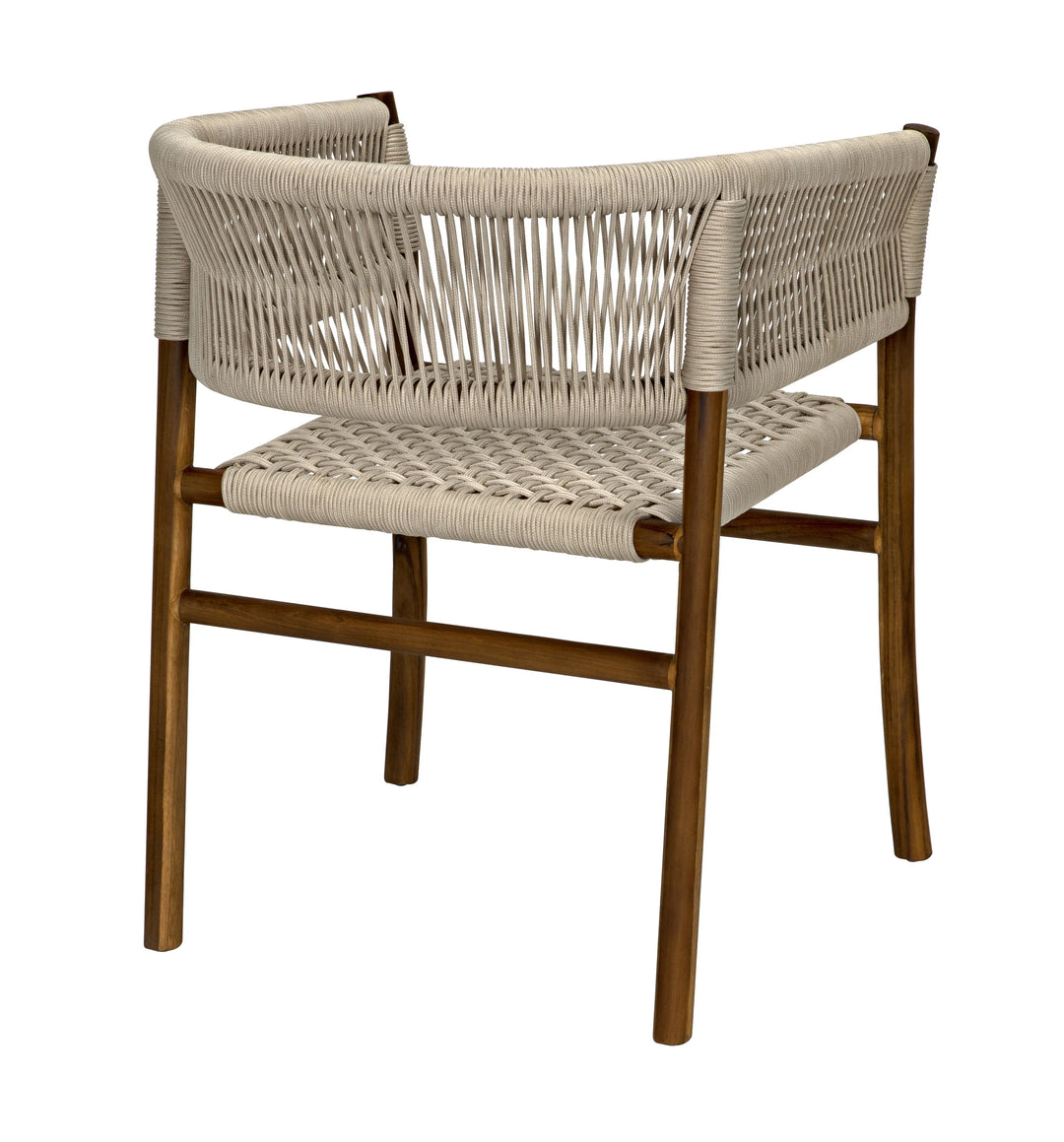 American Home Furniture | Noir - Conrad Chair, Teak with Woven Rope