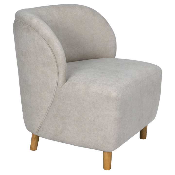 American Home Furniture | Noir - Laffont Chair with Wheat Fabric