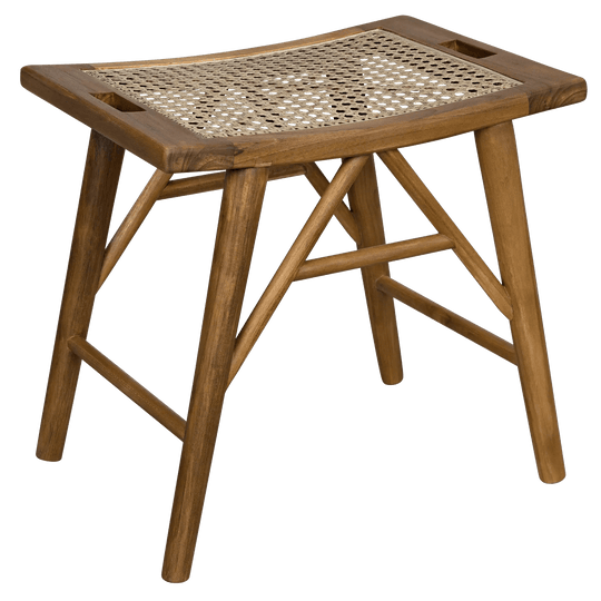 Noir Murphy Stool OTTOMANS, POUFS, + STOOLS