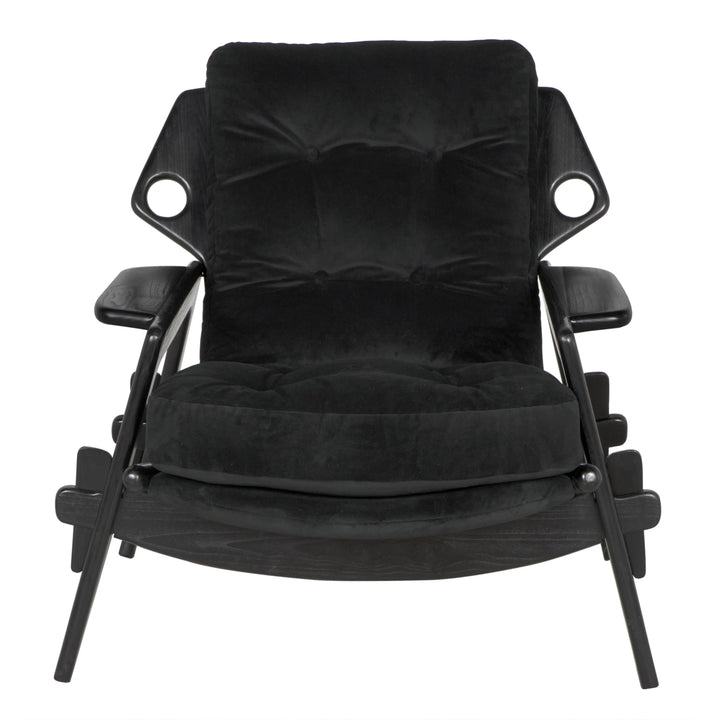 American Home Furniture | Noir - Pax Chair with cFc Performance Velvet Upholstery