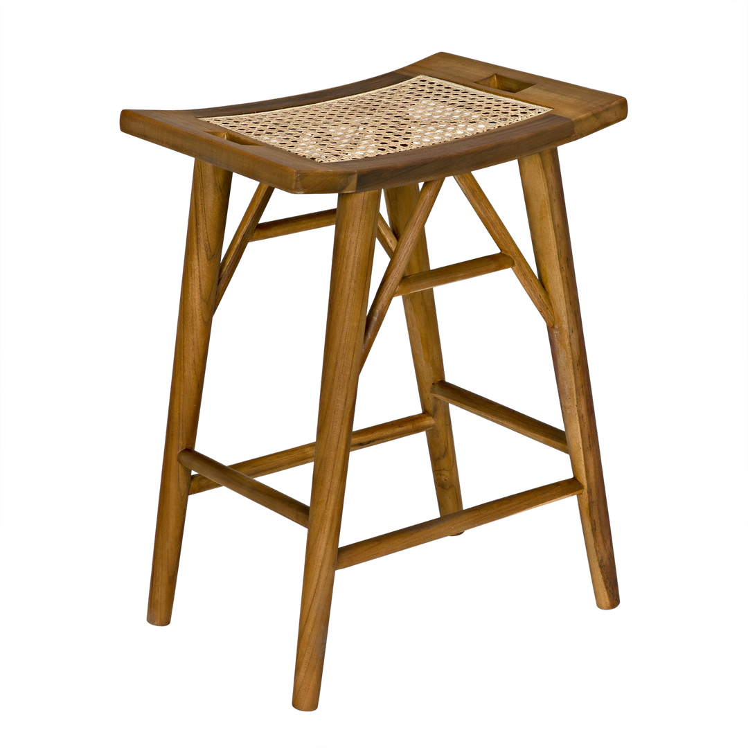 American Home Furniture | Noir - Murphy Counter Stool, Teak