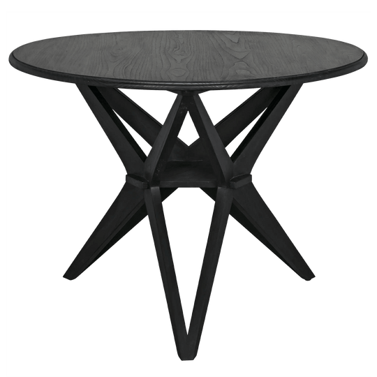 Noir Victor Dining Table, Charcoal Black DINING TABLES