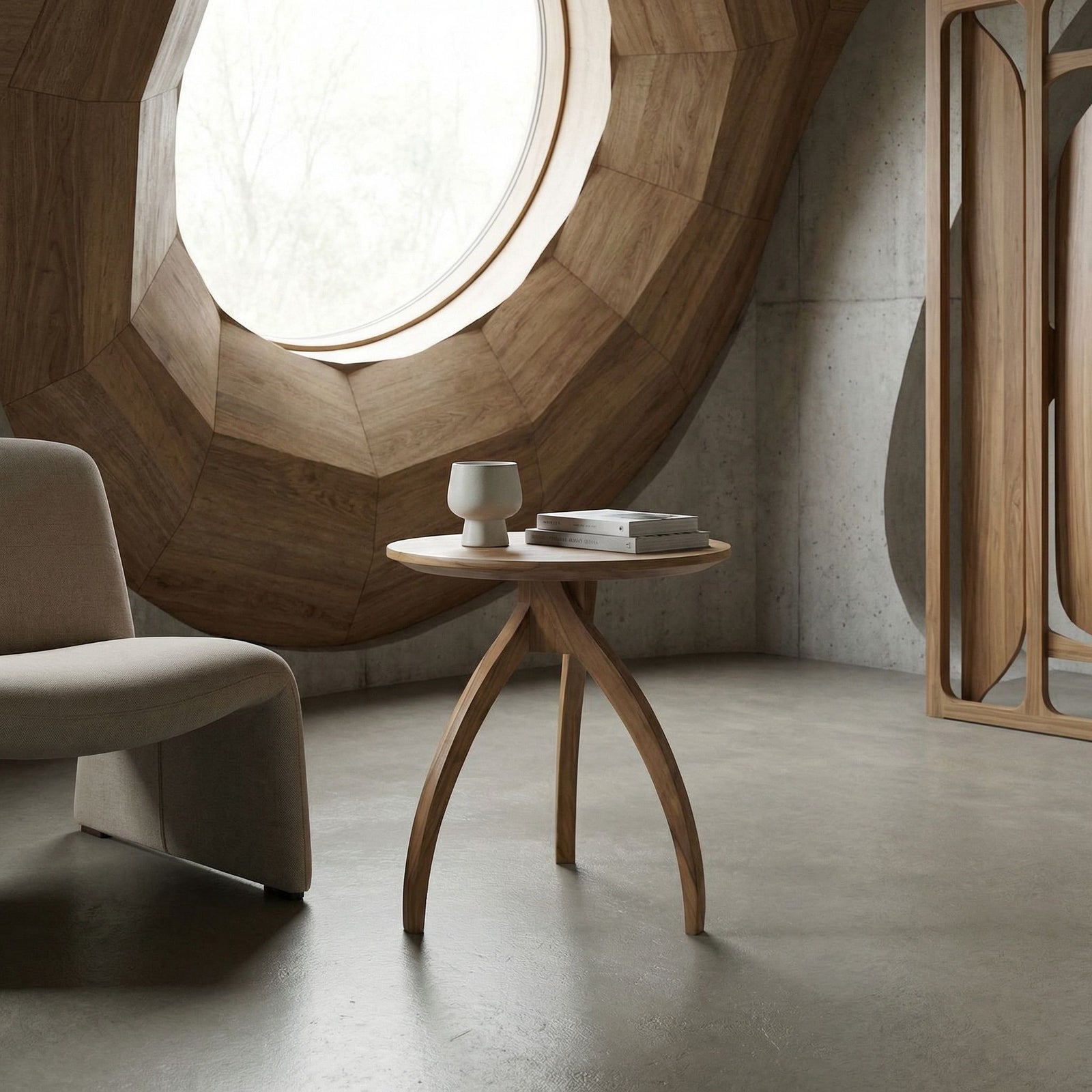 Noir - Vikram Side Table, L - AE-347T