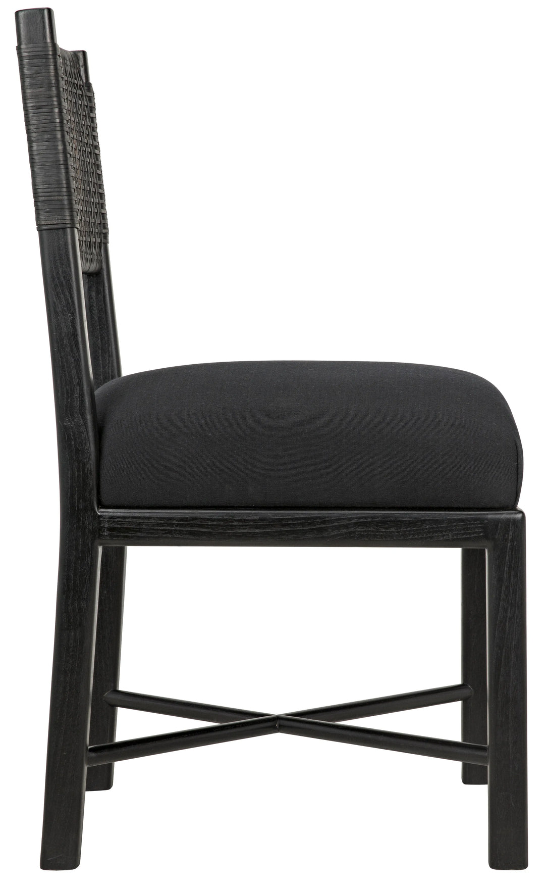 American Home Furniture | Noir - Lobos Chair, Charcoal Black