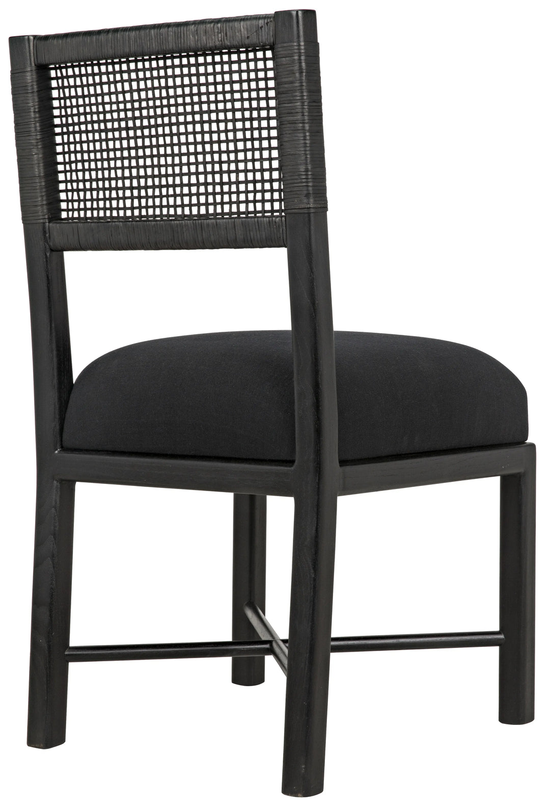 American Home Furniture | Noir - Lobos Chair, Charcoal Black