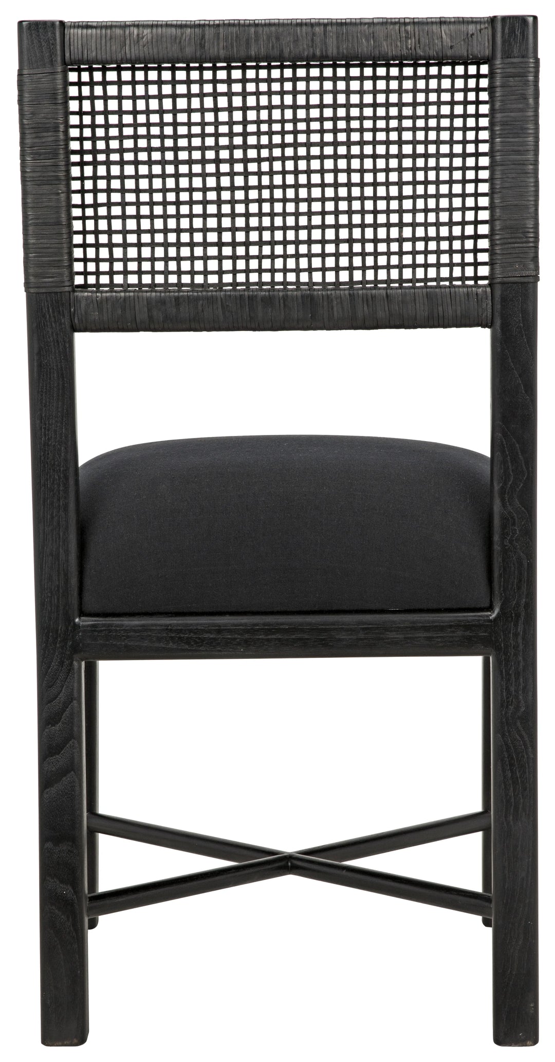 American Home Furniture | Noir - Lobos Chair, Charcoal Black