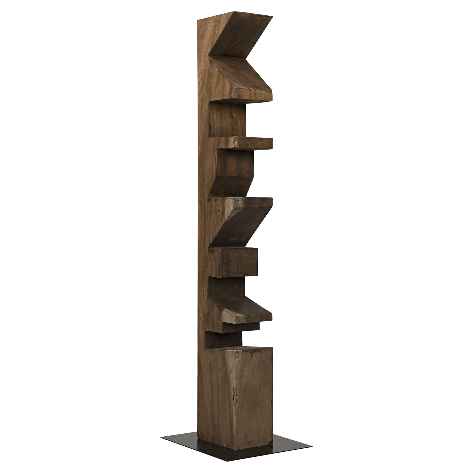 Noir Totem Statue, Munggur BOOKCASES + SHELVES