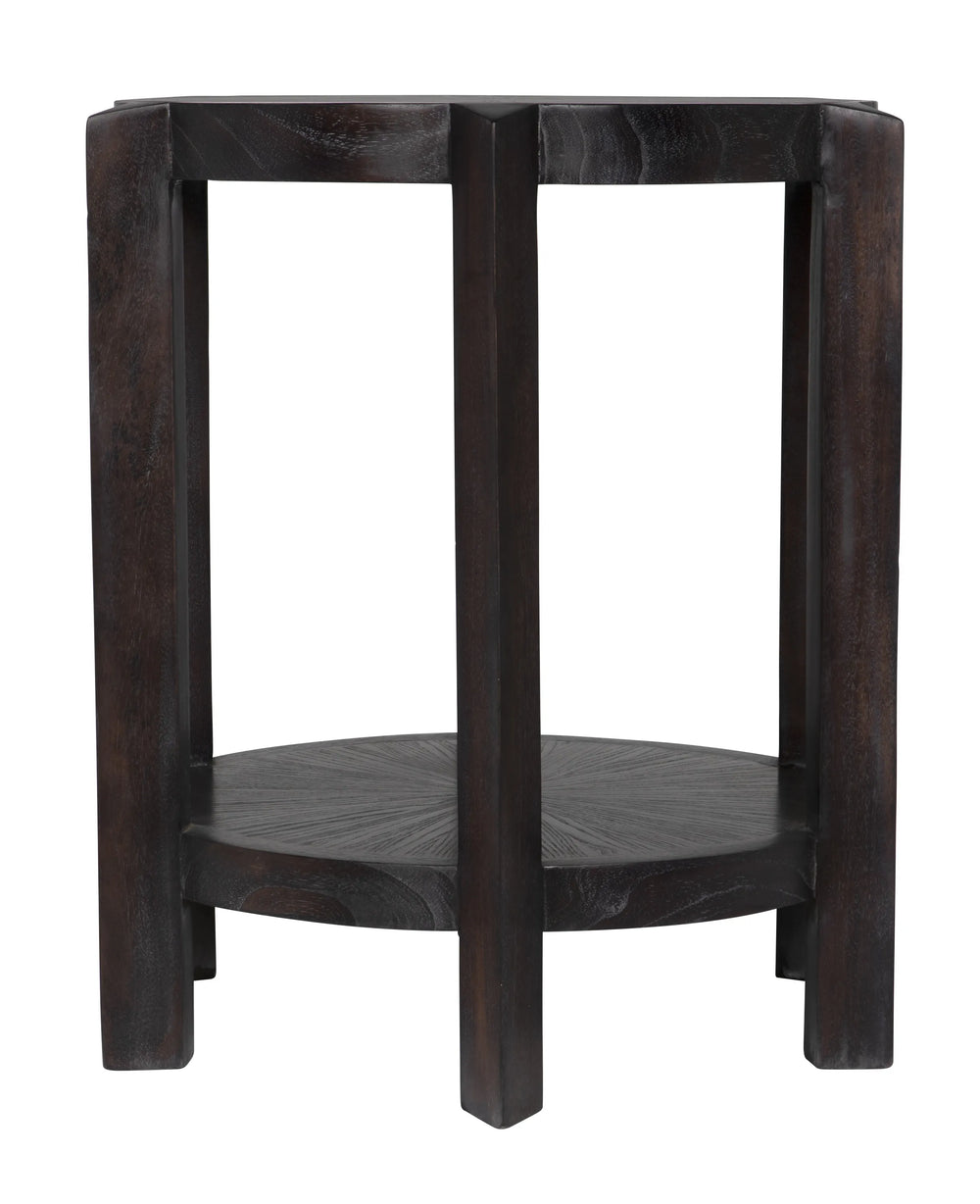 American Home Furniture | Noir - Yuhuda Small Side Table, Sombre Finish