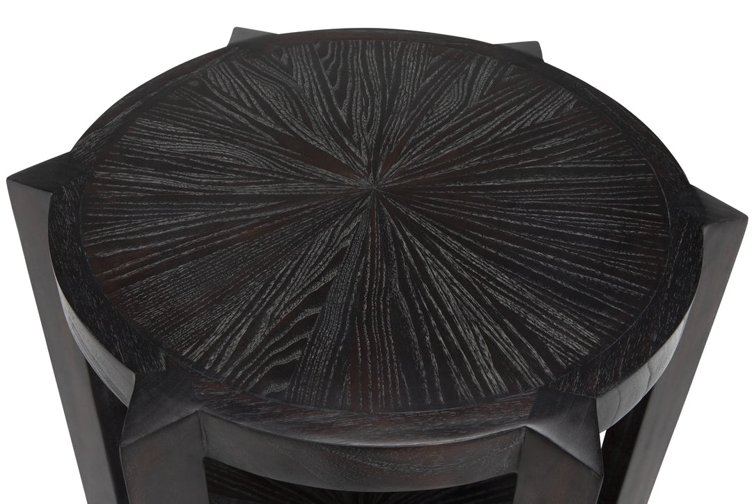 American Home Furniture | Noir - Yuhuda Small Side Table, Sombre Finish