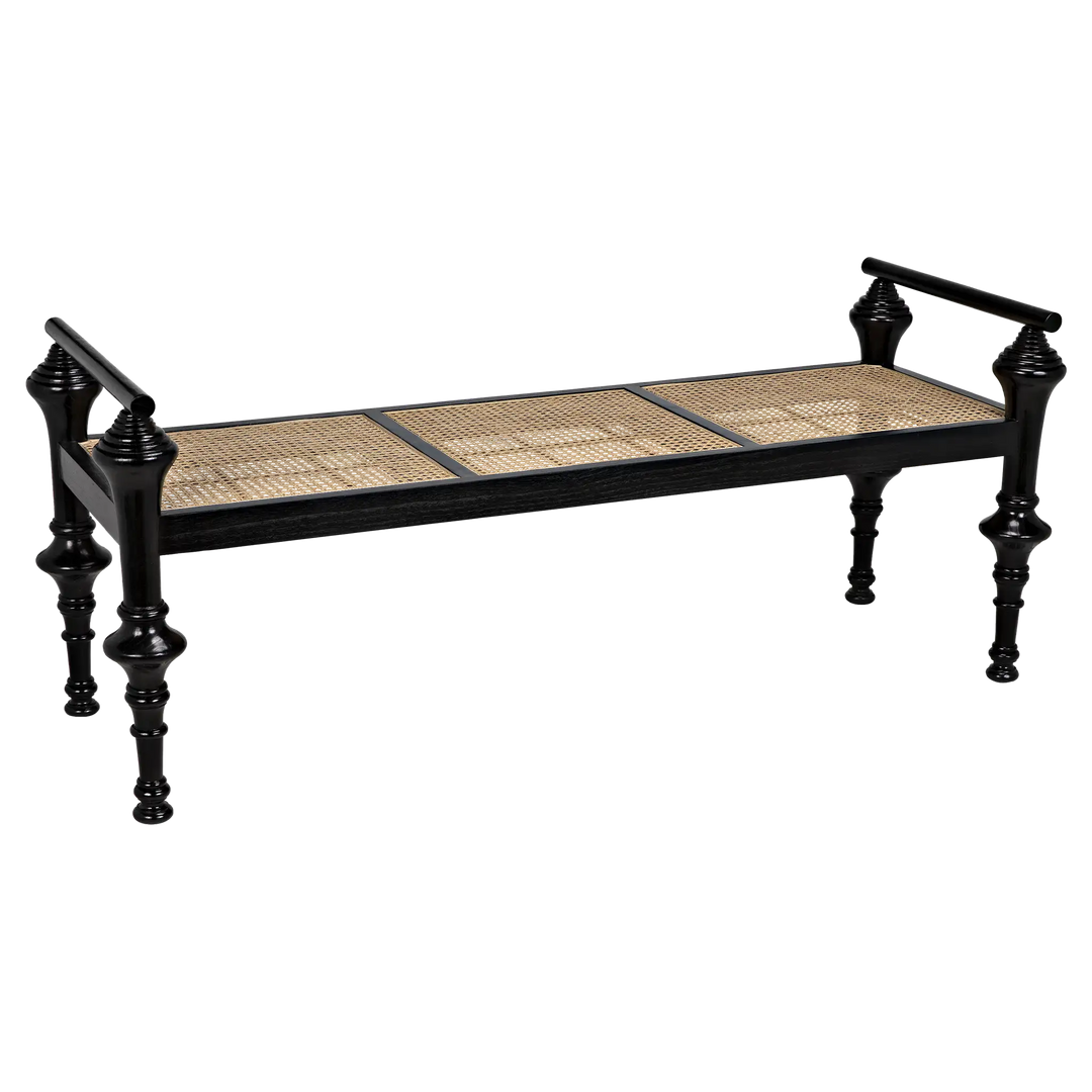 American Home Furniture | Noir - Indochine Bench