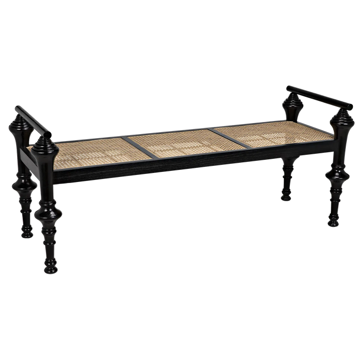 American Home Furniture | Noir - Indochine Bench