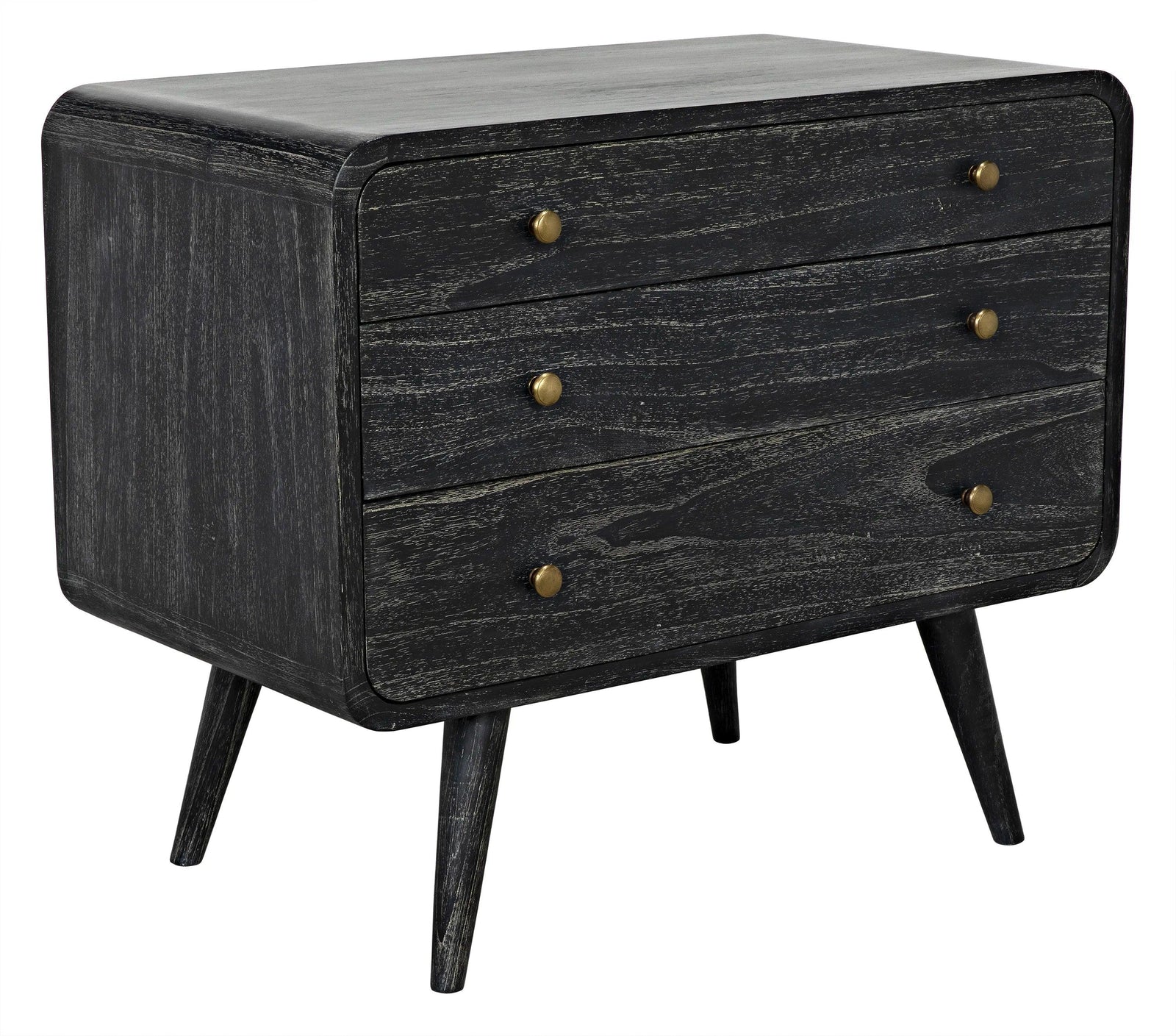 Noir Bart Drawers, Cinder Black DRESSERS