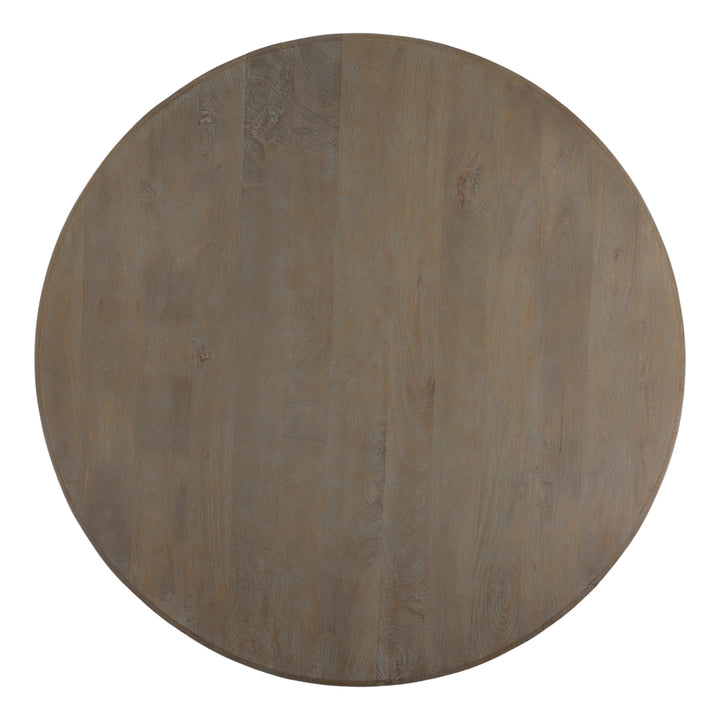 Arturis Dining Table Sienna Grey 60" — Overhead