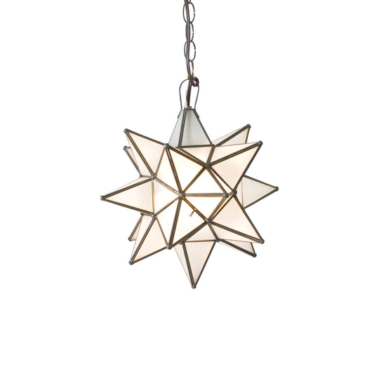 Lg Frosted Star Chandelier - AGS810
