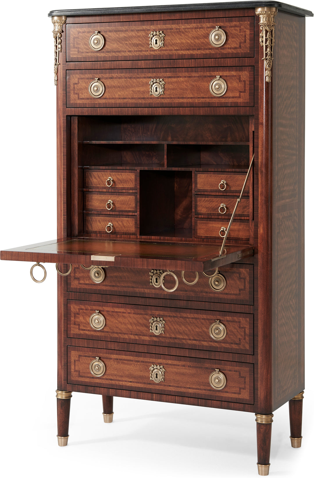 American Home Furniture | Theodore Alexander - The Princess of Wales Bedroom Fall Front Desk & Bureaux