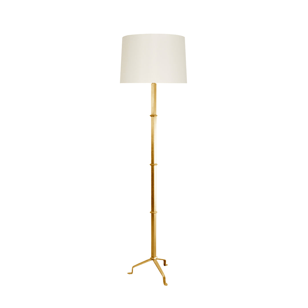 Three Leg Floor Lamp In Gold Leaf
 - ALVARO G