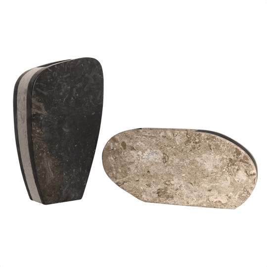 Noir Zola Vase, Set of 2 DECORATIVE OBJECTS