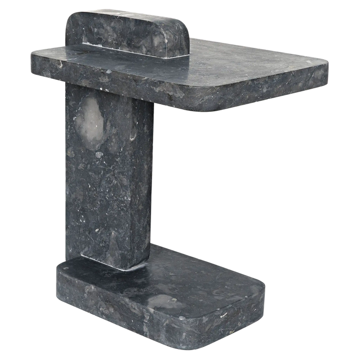 American Home Furniture | Noir - North Side Table, Black Marble