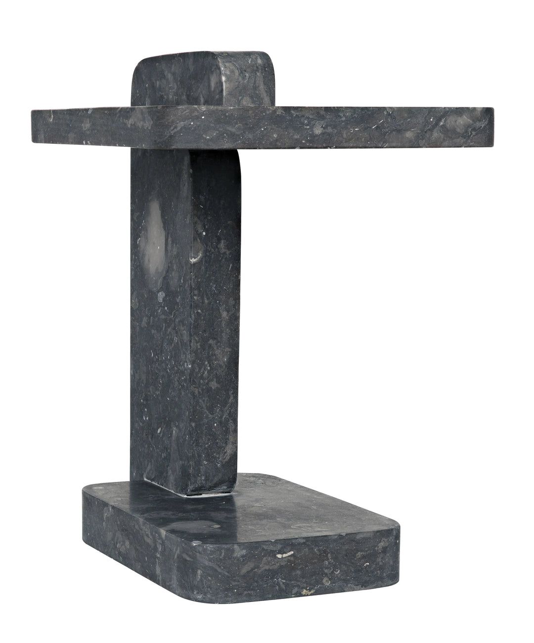 American Home Furniture | Noir - North Side Table, Black Marble