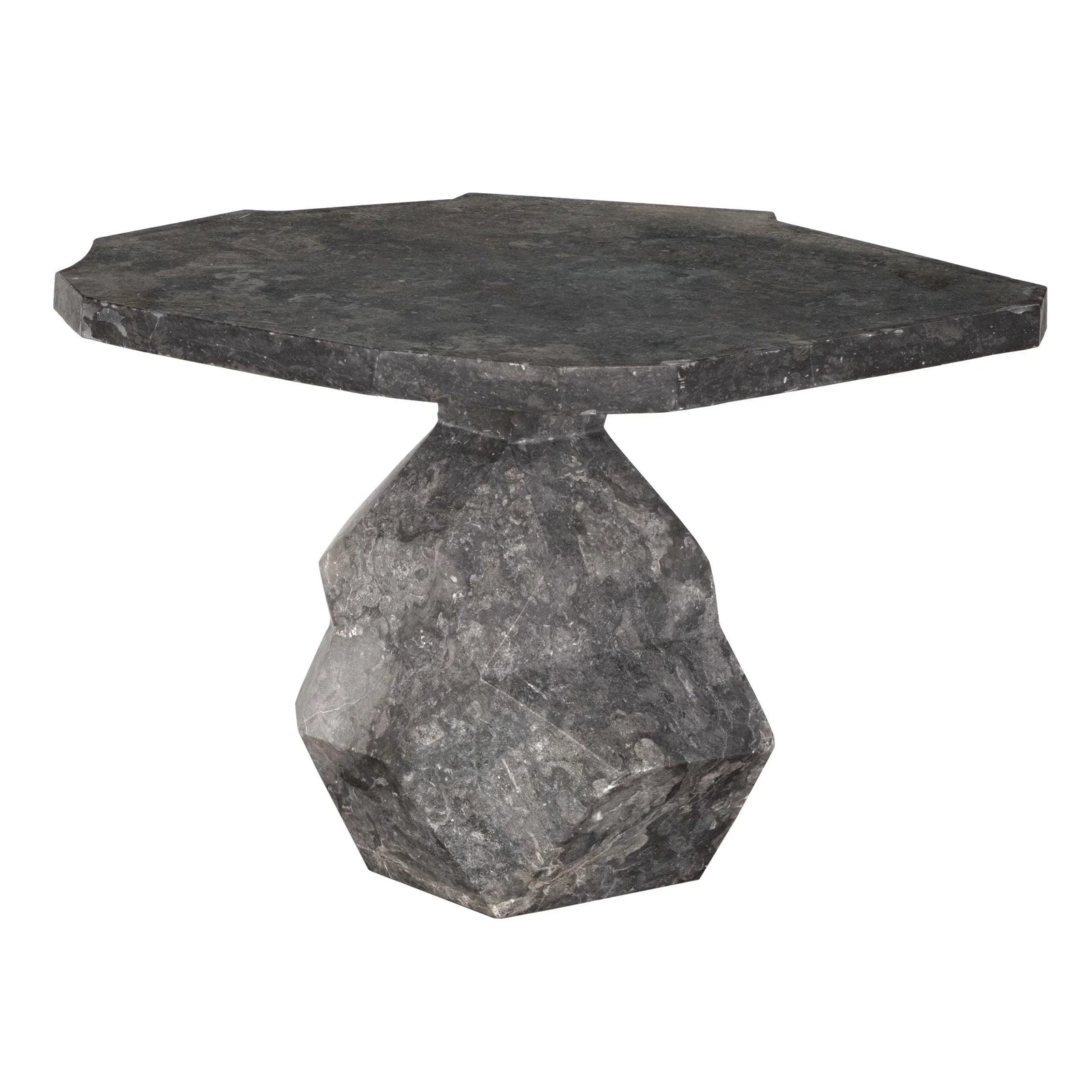 Noir Rind Table, Black Marble ACCENT TABLES