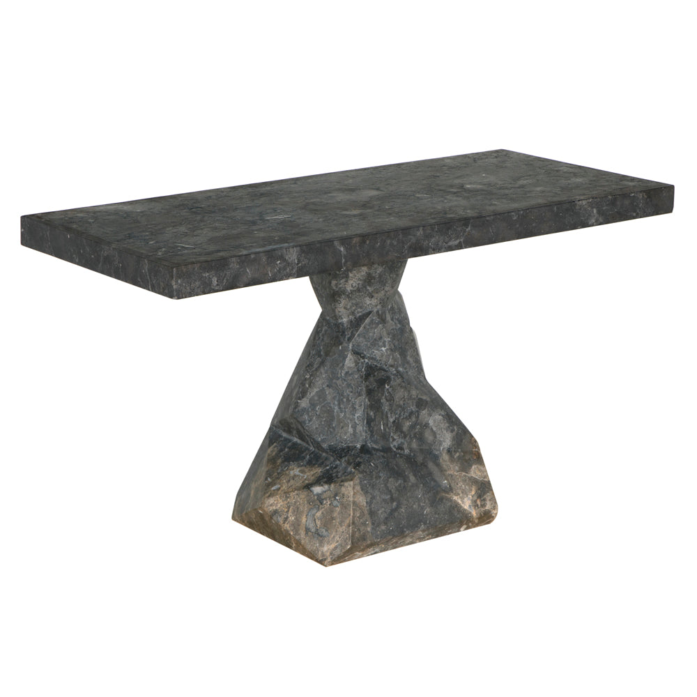 Noir - Tilden Console, Black Marble - AM-319BM