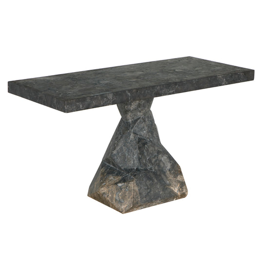 Noir - Tilden Console, Black Marble - AM-319BM