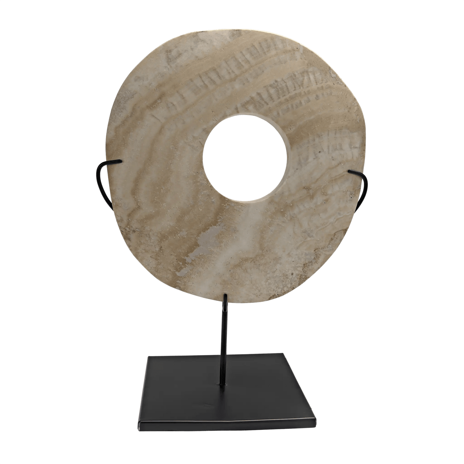 Noir Onyx On Stand, Large DECORATIVE OBJECTS