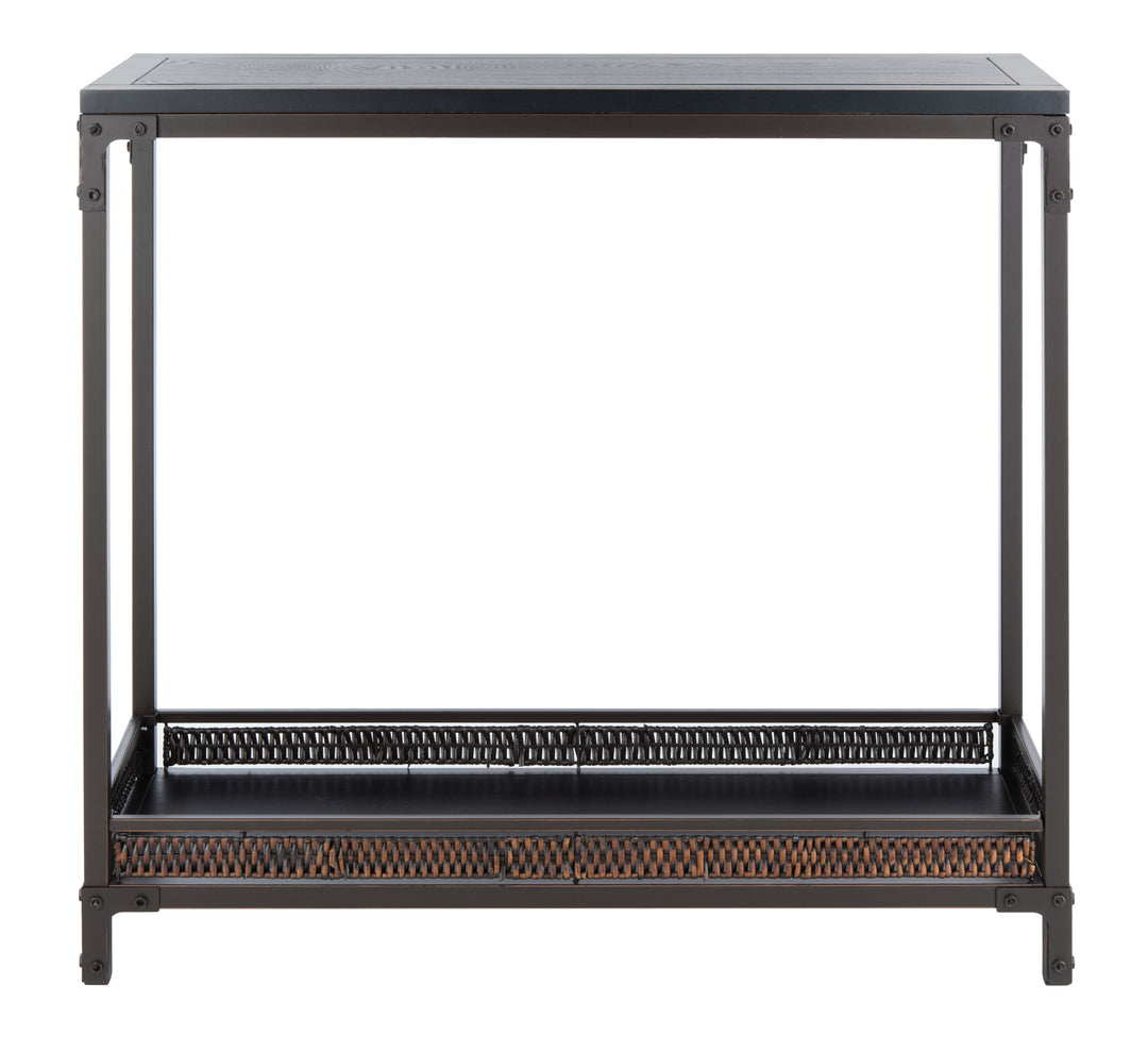 Dinesh Console With Storage Shelf