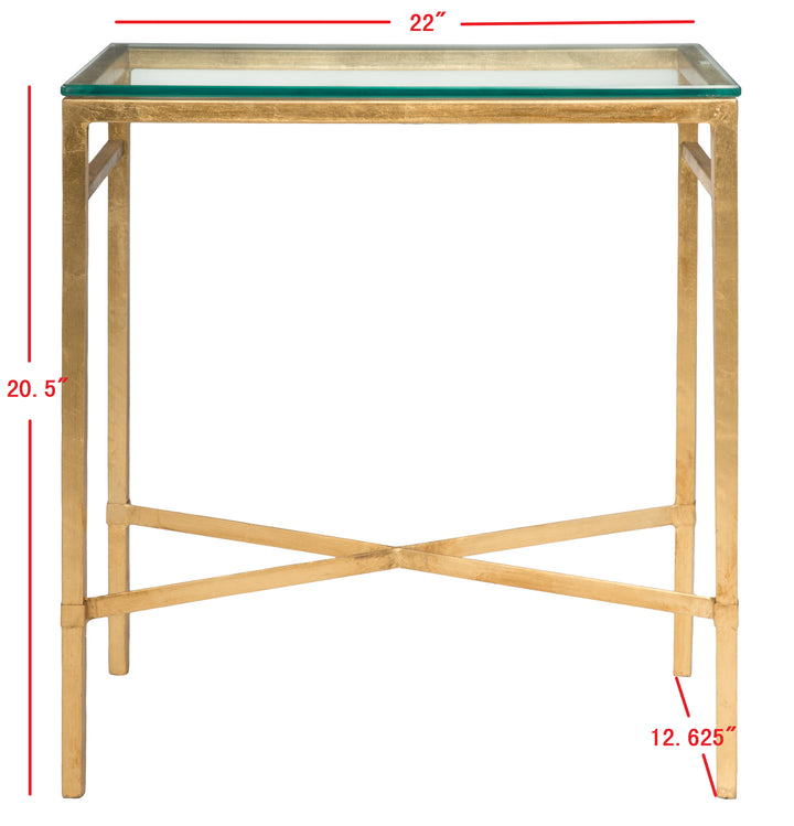ANTIQUE GOLD GILT / 22.1" X 12.5" X 24.5"