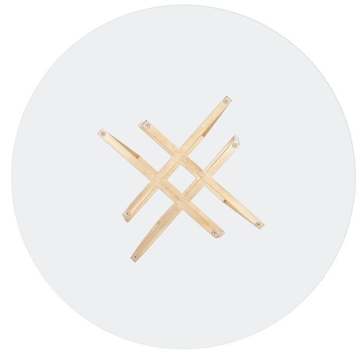 American Home Furniture Safavieh Couture Scotty Metal And Glass Dining Table