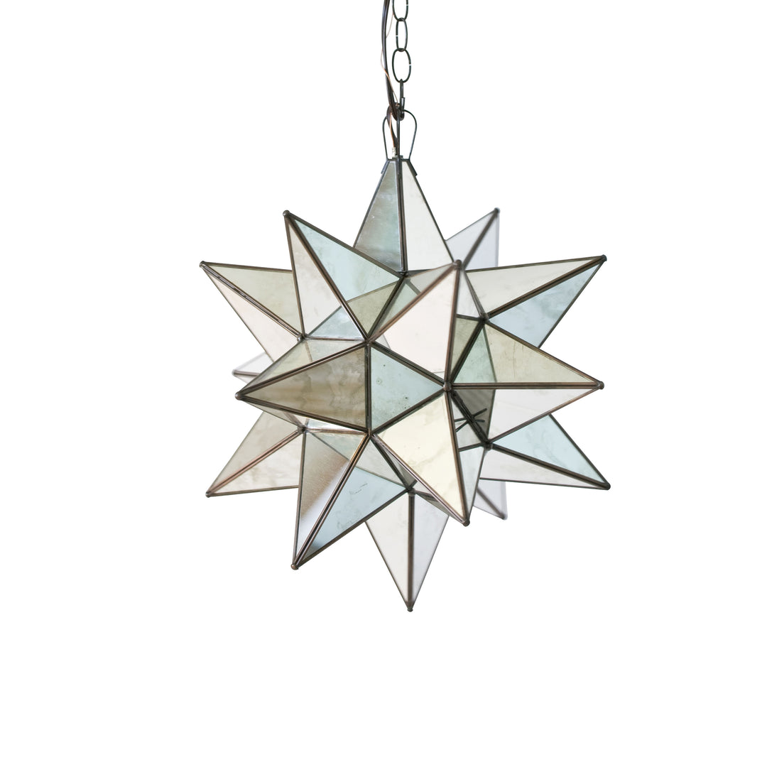 Lg Ant Mir Star Chandelier - AMS111