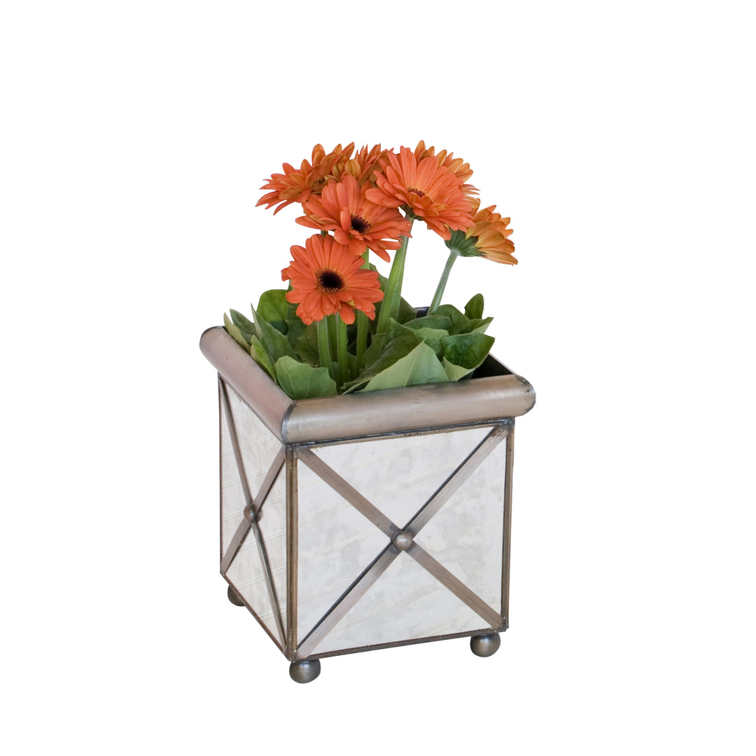 Sm Xhatch Ant Mir Planter - AMT10