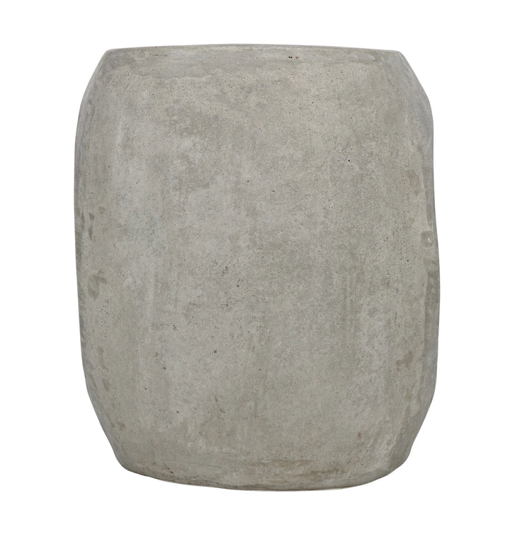 American Home Furniture | Noir - Trou Side Table/Stool, Fiber Cement