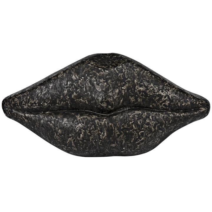 American Home Furniture | Noir - Lips, Black Fiber Cement