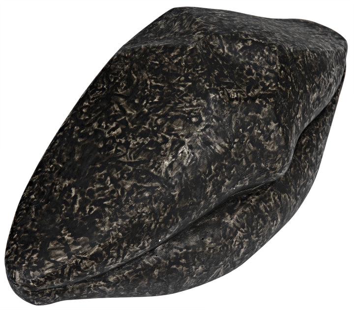 American Home Furniture | Noir - Lips, Black Fiber Cement