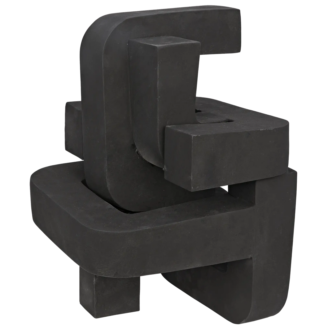 American Home Furniture | Noir - Curz Sculpture, Fiber Cement