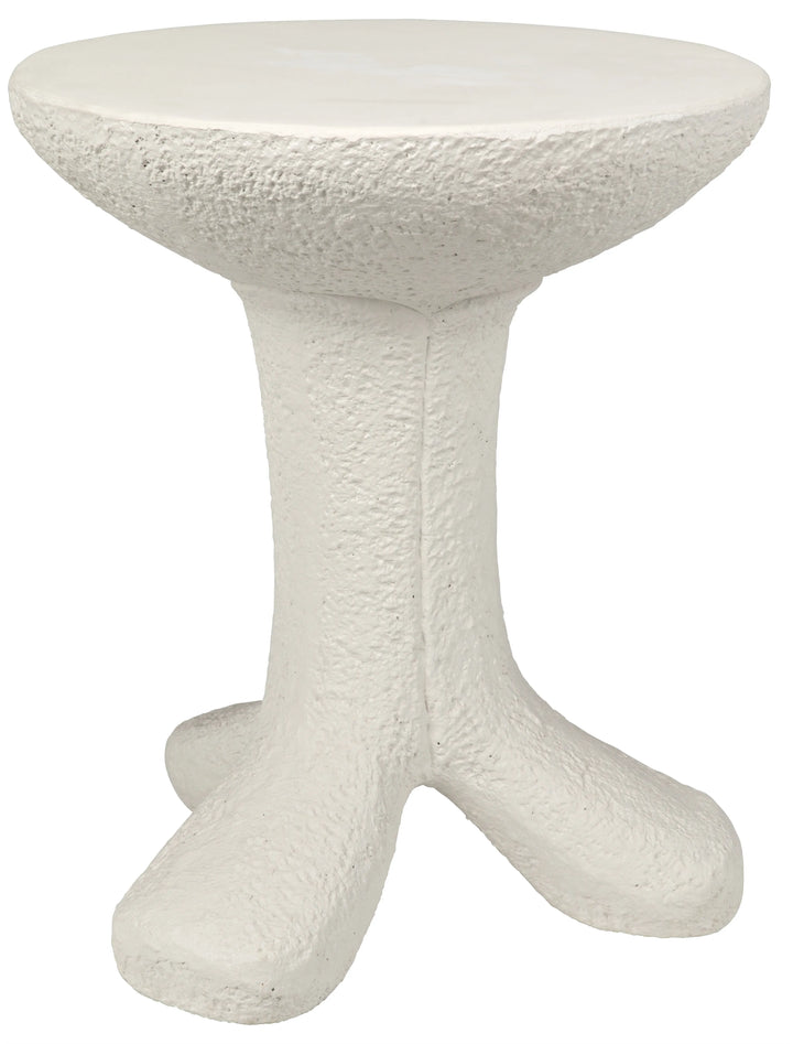 American Home Furniture | Noir - Laramy Side Table, White Fiber Cement