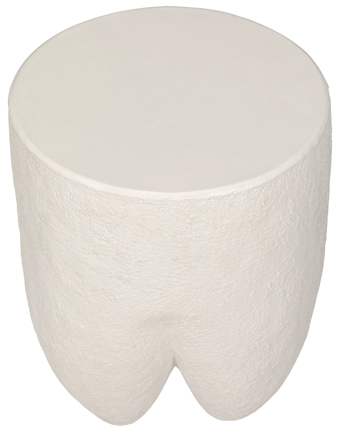 American Home Furniture | Noir - Donald Side Table, White Fiber Cement