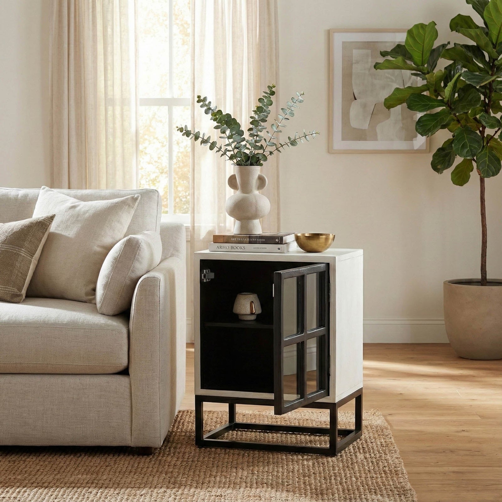 Caged Side Table