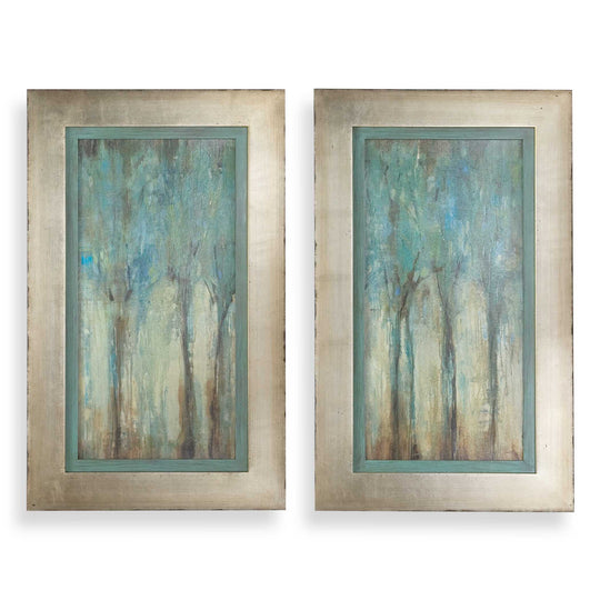 American Home Furniture Uttermost Whispering Wind Framed Art, S/2