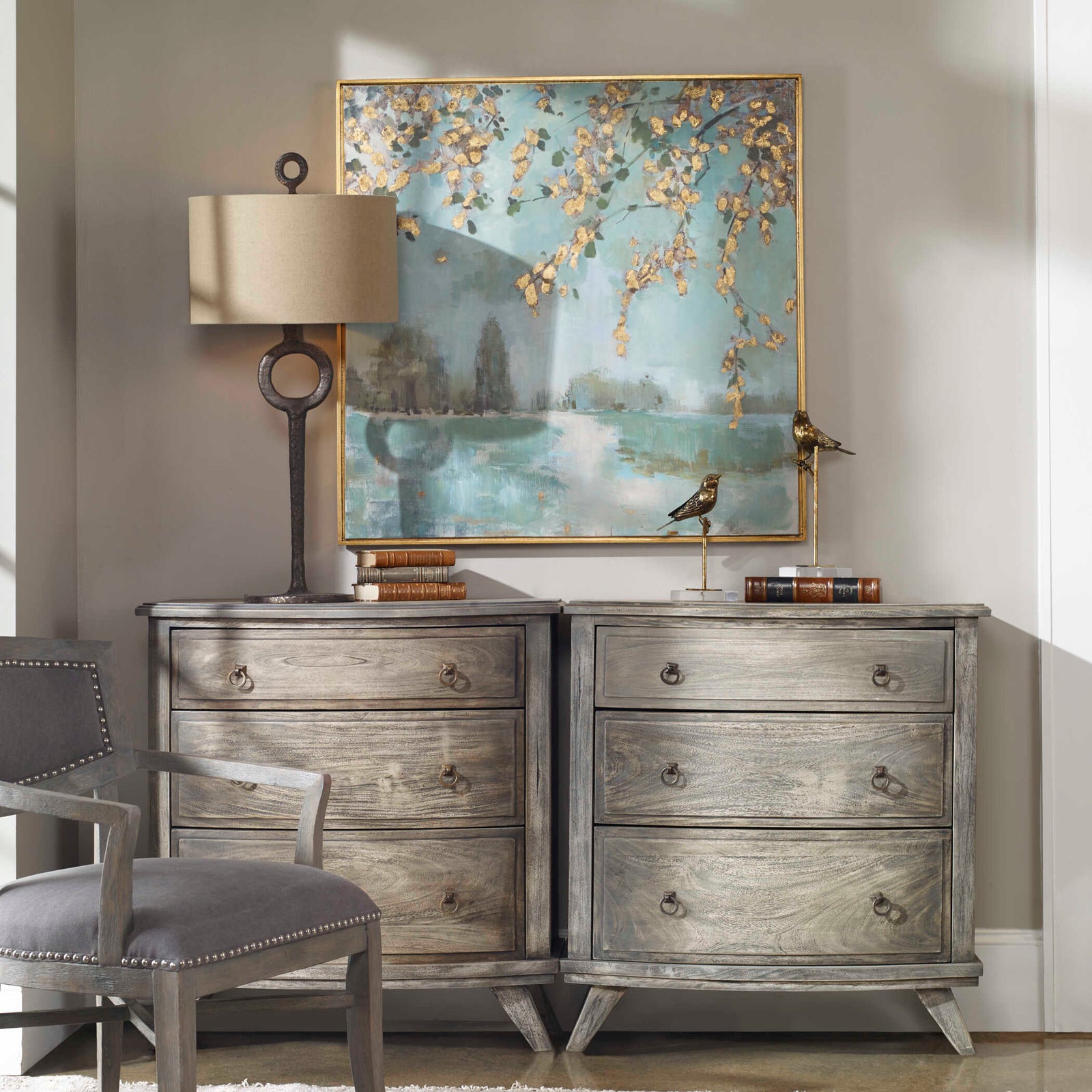 American Home Furniture Uttermost Peaceful Landscape Art