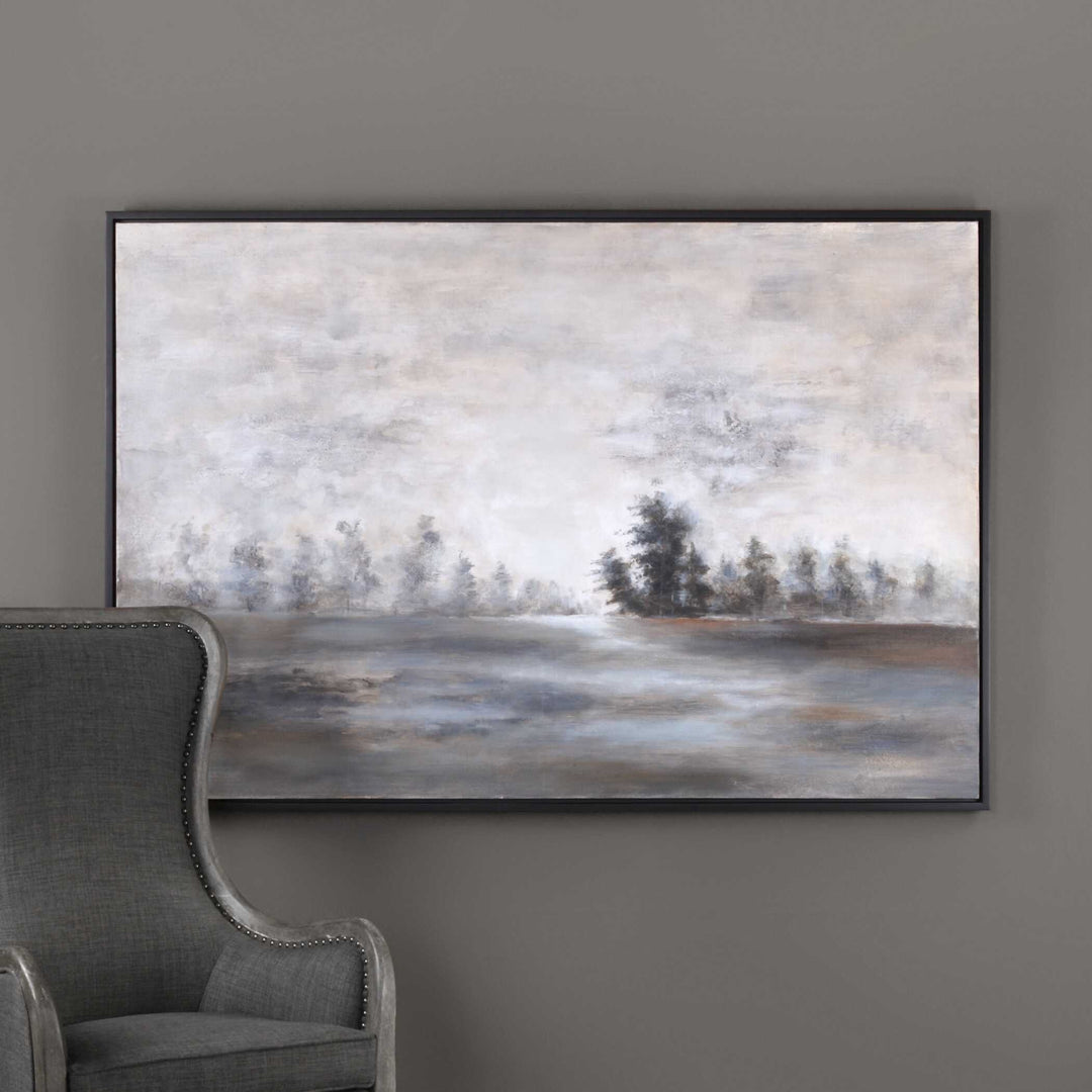 American Home Furniture Uttermost Evening Mist Landscape Art