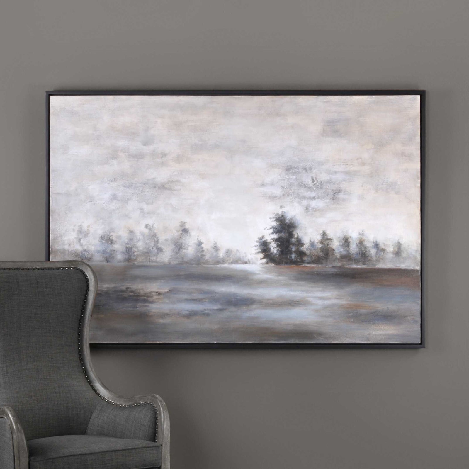 American Home Furniture Uttermost Evening Mist Landscape Art