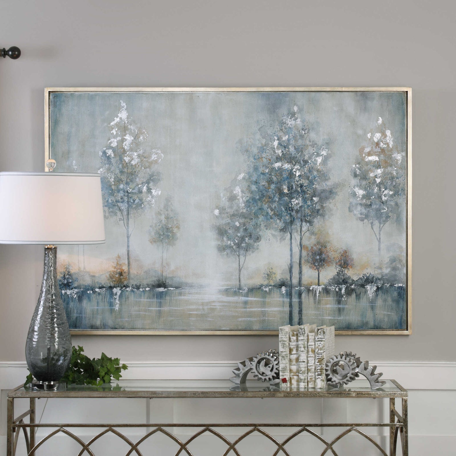 American Home Furniture Uttermost Walk In The Meadow Landscape Art