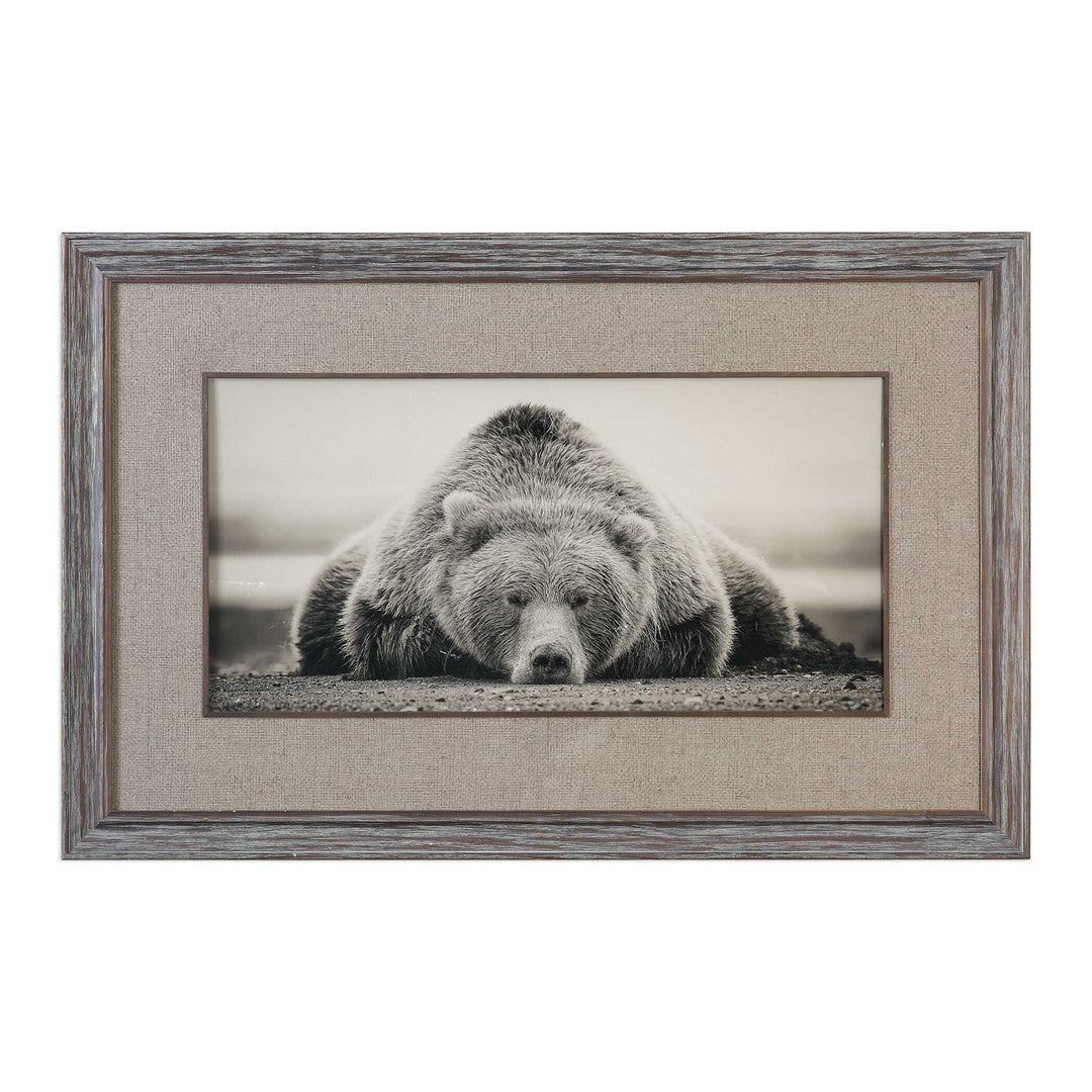 American Home Furniture Uttermost Deep Sleep Bear Print