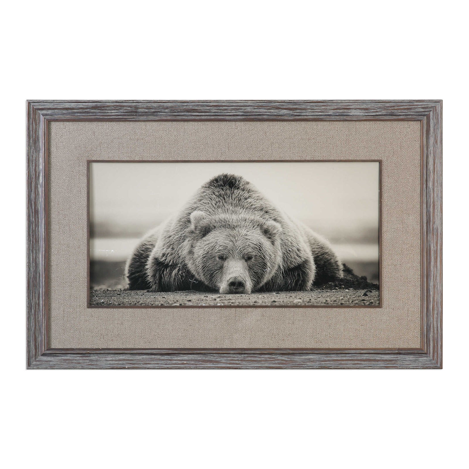 American Home Furniture Uttermost Deep Sleep Bear Print