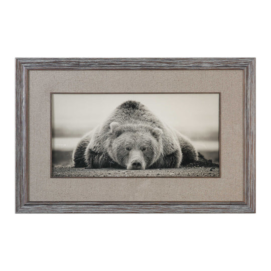 American Home Furniture Uttermost Deep Sleep Bear Print