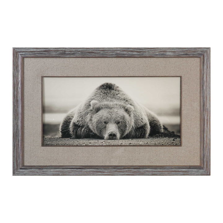 American Home Furniture Uttermost Deep Sleep Bear Print