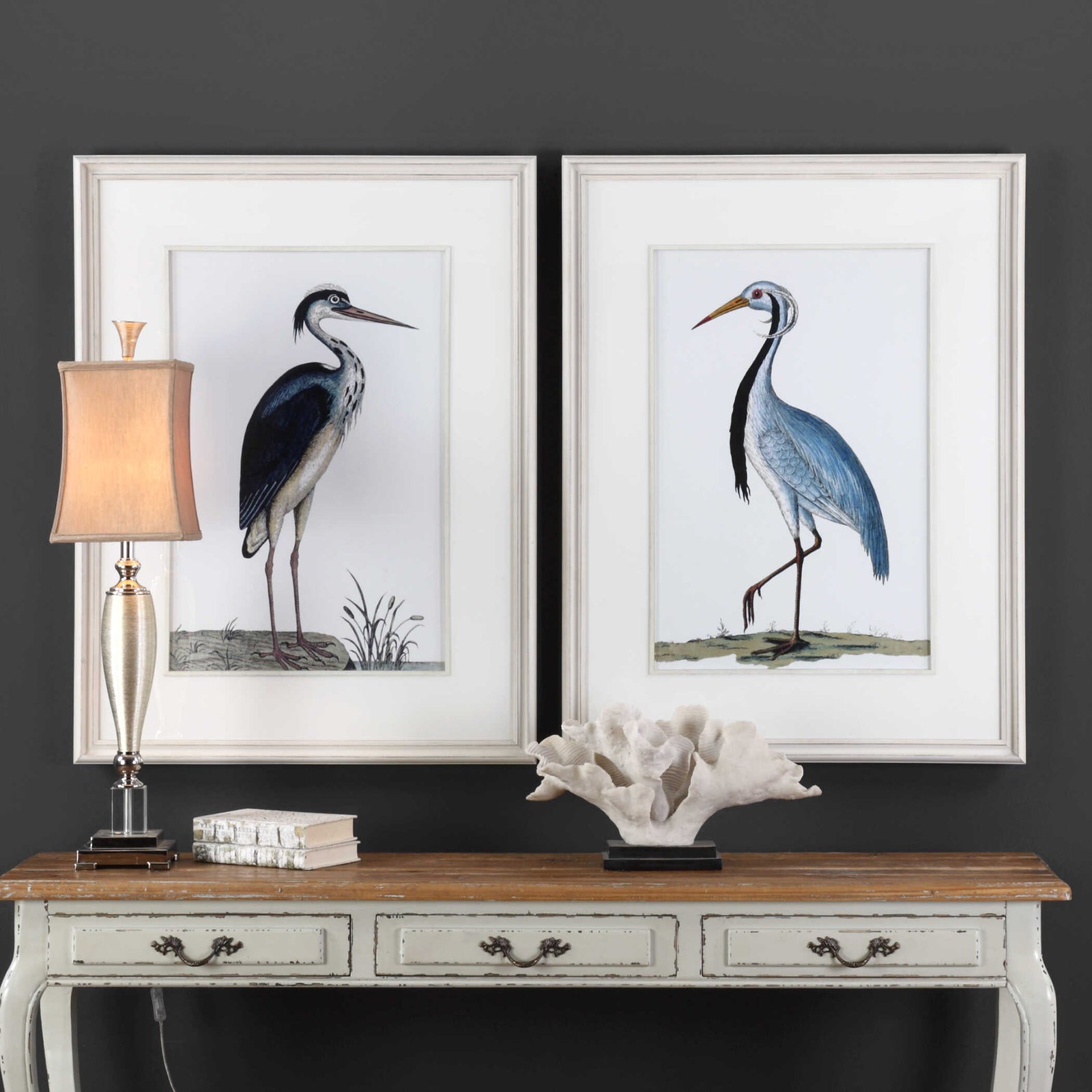 American Home Furniture Uttermost Shore Birds Framed Prints Set of 2